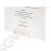 Olympia Menühalter Acryl M-Form A4 Geeignet für A4-Karten | 2,5 x 7 x 5,5cm | Acryl