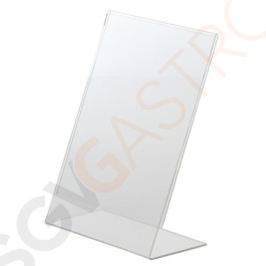 Olympia Tischaufsteller Acryl L-Form A5 CC444 | Geeignet für A5 Olympia Tischaufsteller Acryl L-Form A5 CC444 | Geeignet für A5