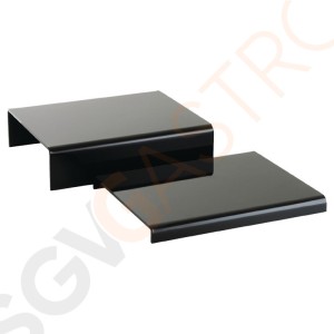 Olympia Stufendisplay Acryl 7,5cm 7,5 x 30 x 25cm | Acryl | schwarz