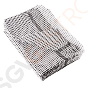 Vogue Wonderdry Geschirrtücher schwarz Schwarz. 95% Baumwolle. 5% Polyester. 10 Stück.