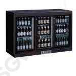 Polar Serie G Barkühlschrank mit 3 Schiebetüren 273 Flaschen Kapazität: 273 Flaschen | 3 Türen | Schwarz