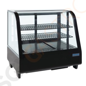 Polar Serie C Kühlvitrine schwarz 100L Kapazität: 100L | 68cm breit | Schwarz
