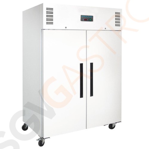 Polar Serie G Kühlschrank weiß 2-türig 1200L Bruttokapazität: 1200L | Nettokapazität: 770L | GN2/1-geeignet | 2-türig Polar Serie G Kühlschrank weiß 2-türig 1200L Bruttokapazität: 1200L | Nettokapazität: 770L | GN2/1-geeignet | 2-türig