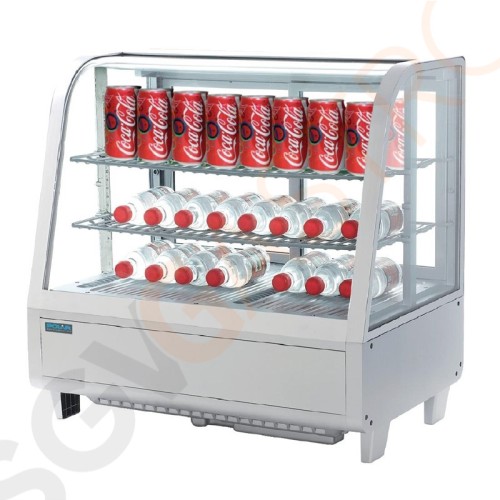 Polar Serie C Kühlvitrine weiß 100L Kapazität: 100L | 68cm breit | Weiß Polar Serie C Kühlvitrine weiß 100L Kapazität: 100L | 68cm breit | Weiß