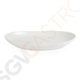 Olympia Whiteware tiefe ovale Schalen 30,4cm CC890 | 30,4 x 19cm | 4 Stück