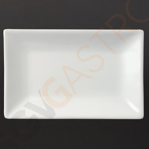 Olympia Whiteware rechteckige Servierteller 20 x 13cm 6 Stück | 20 x 13cm | Porzellan Olympia Whiteware rechteckige Servierteller 20 x 13cm 6 Stück | 20 x 13cm | Porzellan
