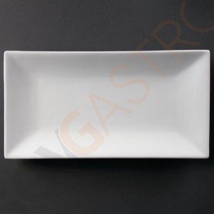 Olympia Whiteware rechteckiger Servierteller 38 x 20cm 38 x 20cm | Porzellan Olympia Whiteware rechteckiger Servierteller 38 x 20cm 38 x 20cm | Porzellan