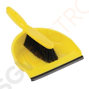 Jantex Kehrset mit weichen Borsten gelb Gelb | 22(B)cm
