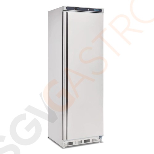 Polar Serie C Kühlschrank Edelstahl 400L 185W/230V | 185,5 x 60 x 60cm | (Nutz)Kapazität: 400/238L | 4 Roste | 1-türig | Edelstahl