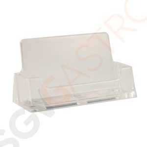 Visitenkartenhalter Querformat Größe: A5 | für bis zu 30 Visitenkartenaufsteller Visitenkartenhalter Querformat Größe: A5 | für bis zu 30 Visitenkartenaufsteller