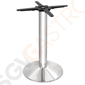 Bolero runder Tischfuß Chrom 72cm hoch 72(H)cm | Chrom