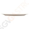 Kristallon ovale Schale weiß 61cm 61 x 23cm | Melamin | weiß
