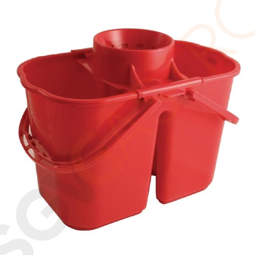 Jantex doppelter Moppeimer rot 7L + 8L Kapazität: 7L und 8L | rot Jantex doppelter Moppeimer rot 7L + 8L Kapazität: 7L und 8L | rot