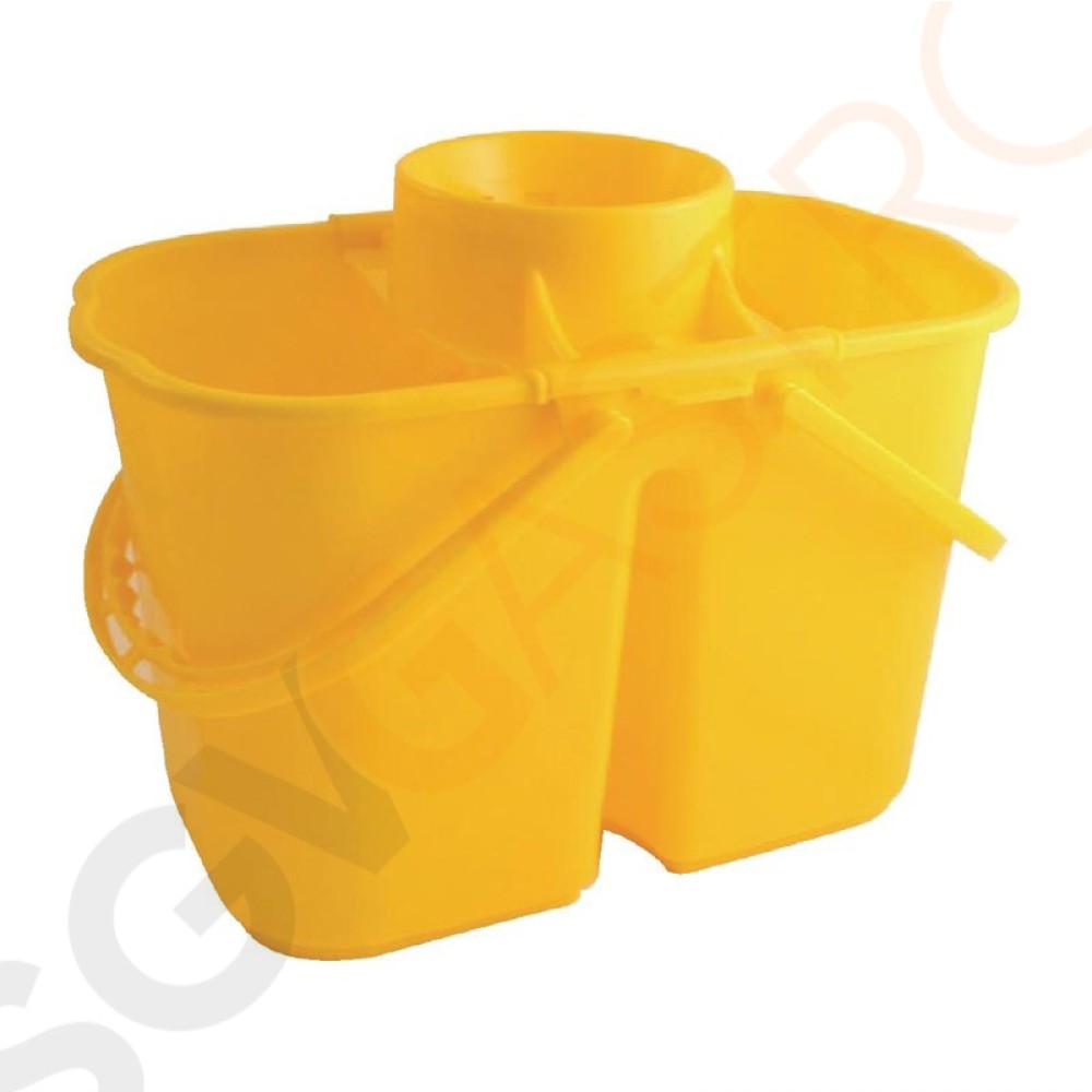 Jantex doppelter Moppeimer gelb 7L + 8L Kapazität: 7L und 8L | gelb