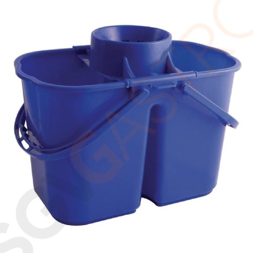 Jantex doppelter Moppeimer blau 7L + 8L Kapazität: 7L und 8L | blau Jantex doppelter Moppeimer blau 7L + 8L Kapazität: 7L und 8L | blau