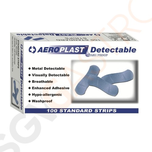 Blaue detektierbare Pflaster 100 Stück