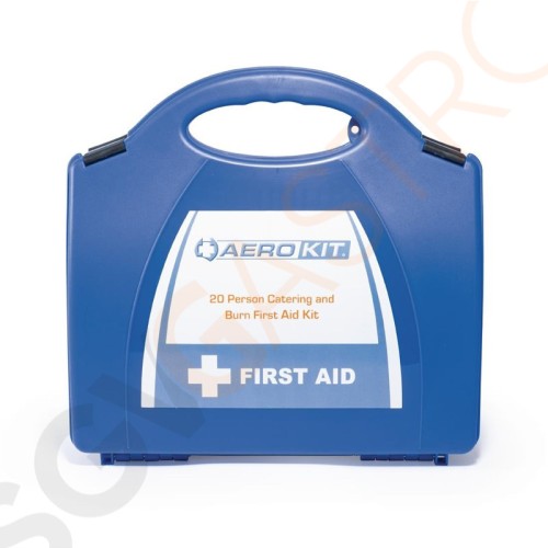 Erste-Hilfe-Kasten und Brandwundenset mittelgroß Geeignet für 20 Personen