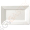 Lumina rechteckige Teller mit breitem Rand 31cm CD631 | 31 x 17,5cm | 2 Stück