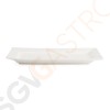 Lumina rechteckige Teller mit breitem Rand 31cm CD631 | 31 x 17,5cm | 2 Stück