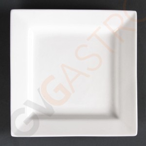 Lumina quadratische Teller mit breitem Rand 17cm CD632 | 17 x 17cm | 6 Stück