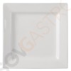 Lumina quadratische Teller mit breitem Rand 17cm CD632 | 17 x 17cm | 6 Stück