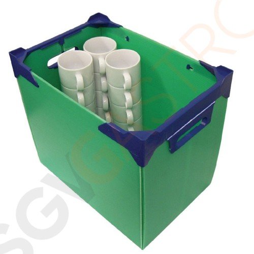 Geschirrboxen Jack Box 5 Stück | verstärkte Ecken und Griffe | Kunststoff