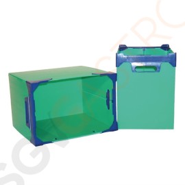 Geschirrboxen Jack Box 5 Stück | verstärkte Ecken und Griffe | Kunststoff