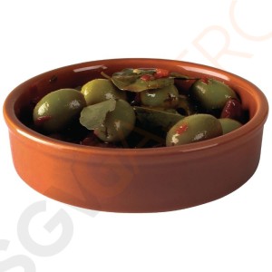 Olympia Rustic Tapasschalen Terrakotta 13,4cm 6 Stück | 13,4(Ø)cm | Steingut | Terrakottafarbe