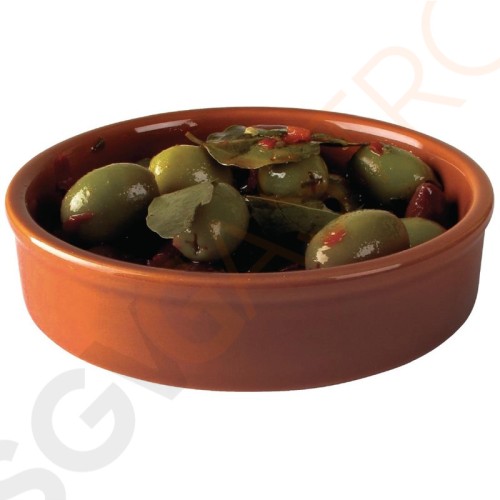 Olympia Rustic Tapasschalen Terrakotta 13,4cm 6 Stück | 13,4(Ø)cm | Steingut | Terrakottafarbe