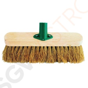 Jantex weicher Holzbesenkopf 30,5cm Geeignet für Stiel CD800 | 30,5(B)cm | weiche Kokosfaser