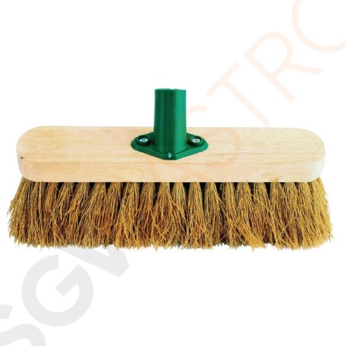 Jantex weicher Holzbesenkopf 30,5cm Geeignet für Stiel CD800 | 30,5(B)cm | weiche Kokosfaser