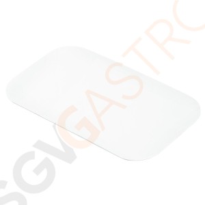 Fiesta gewachste Kartondeckel für Aluminiumbehälter groß 500er Pack | Für Fiesta Aluminium Schale quadratisch groß (Produktnummer CD951)