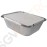 Fiesta gewachste Kartondeckel für Aluminiumbehälter groß 500er Pack | Für Fiesta Aluminium Schale quadratisch groß (Produktnummer CD951)