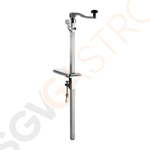 Vogue Tischdosenöffner bis 58cm Edelstahl. Größe: 77(H) x 25(B) x 11(T)cm.