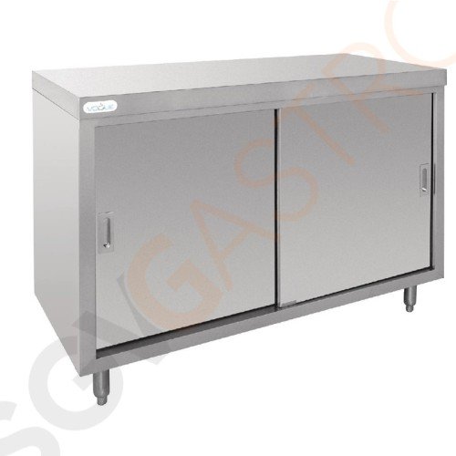 Vogue Unterschrank 120cm breit Edelstahl | 90 x 120 x 60cm