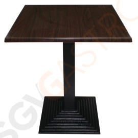 Bolero quadratischer Tischfuß mit Stufen Gusseisen 72cm hoch 72(H)cm | Gusseisen