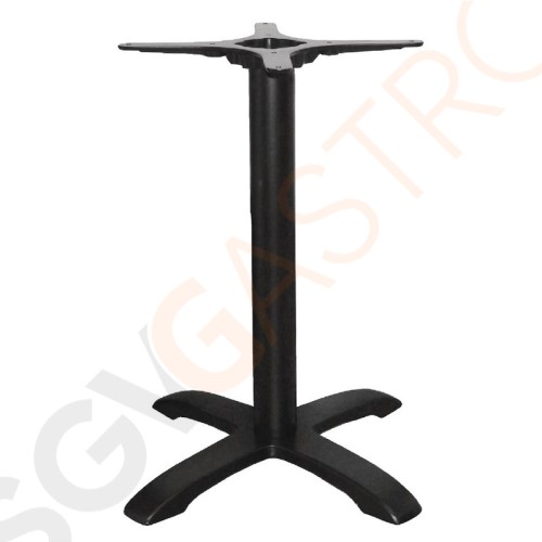 Bolero Tischfuß mit Fußkreuz Gusseisen 72cm hoch 73,5(H) x 61(Ø)cm | Gusseisen