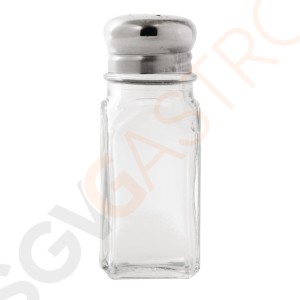 Olympia Salz- und Pfefferstreuer Nostalgie 12 Stück | Inhalt: 6cl | 10 x 4(Ø)cm | Glas