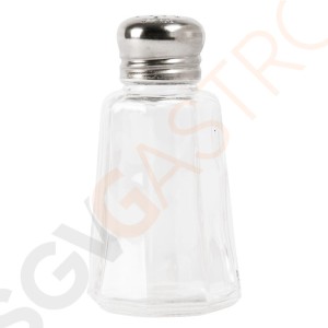 Olympia Salz- und Pfefferstreuer Champignon 12 Stück | Inhalt: 6cl | 9,3 x 4,7(Ø)cm | Glas