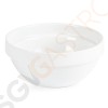 Olympia Whiteware stapelbare Schüsseln 14,5cm 12 Stück | 6,5 x 14,5(Ø)cm | Kapazität: 54cl | Porzellan