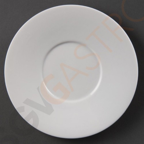 Olympia Whiteware Untertassen für CE536 Für Kaffeetasse CE536 | 12 Stück | Porzellan