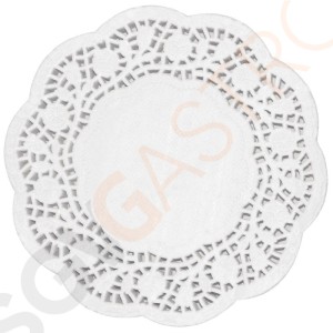 Fiesta Tortenspitze rund 24cm Größe: 24(Ø)cm. Verkauft im 250er Pack. Fiesta Tortenspitze rund 24cm Größe: 24(Ø)cm. Verkauft im 250er Pack.