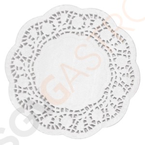 Fiesta Tortenspitze rund 30cm Größe: 30(Ø)cm. Verkauft im 250er Pack. Fiesta Tortenspitze rund 30cm Größe: 30(Ø)cm. Verkauft im 250er Pack.