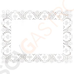 Fiesta Tortenspitze 30x40cm Größe: 30 x 40cm. Verkauft im 250er Pack. Fiesta Tortenspitze 30x40cm Größe: 30 x 40cm. Verkauft im 250er Pack.