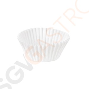 Fiesta Cupcake Förmchen 4,5cm Farbe: Weiß | Durchmesser oberer Rand: 5(Ø)cm | Bodengröße: 3,3(Ø)cm | 1000 Stück Fiesta Cupcake Förmchen 4,5cm Farbe: Weiß | Durchmesser oberer Rand: 5(Ø)cm | Bodengröße: 3,3(Ø)cm | 1000 Stück