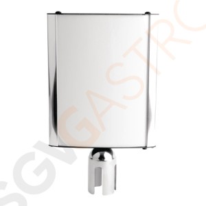 Bolero Leitpfostenrahmen Größe: A4 | Edelstahl | kompatibel mit Leitpfosten GC605 und GC606 Bolero Leitpfostenrahmen Größe: A4 | Edelstahl | kompatibel mit Leitpfosten GC605 und GC606