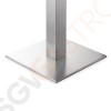 Bolero quadratischer Tischfuß Edelstahl 72cm hoch 72(H)cm | Edelstahl