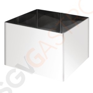 Vogue quadratischer Moussering 8cm extra tief Größe: 6(H) x 8(B) x 8(L)cm Vogue quadratischer Moussering 8cm extra tief Größe: 6(H) x 8(B) x 8(L)cm