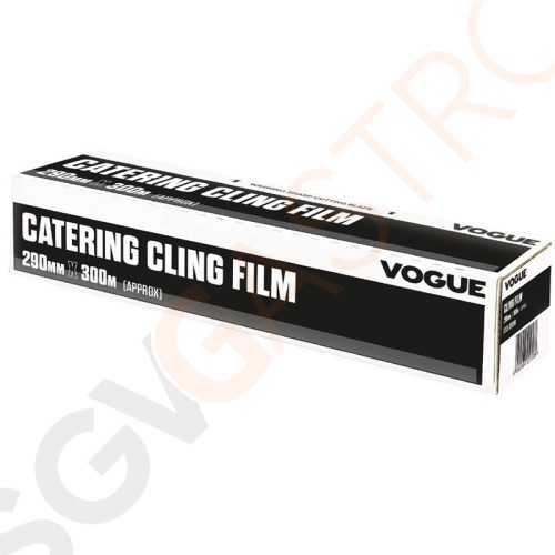 Vogue Frischhaltefolie 29cm Länge 300m. Inklusive Kartonspender.
