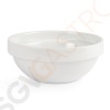 Olympia Whiteware stapelbare Schüsseln 13cm 12 Stück | 5,7 x 13(Ø)cm | Kapazität: 38cl | Porzellan
